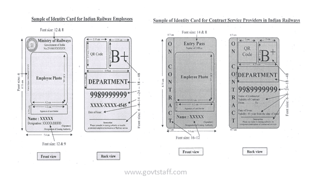 New ‘Identity Cards’ for employees of Indian Railways and Contract Service Providers in Indian Railways: Railway Board Order dated 10.12.2025 New ‘Identity Cards’ for employees of Indian Railways and Contract Service Providers in Indian Railways: Railway Board Order dated 10.12.2025