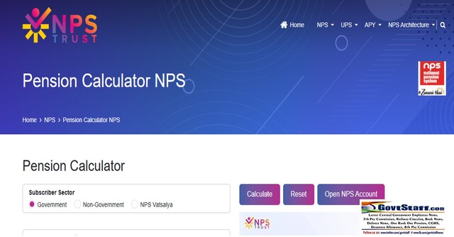 NPS Pension Calculator by NPS Trust – User Manual (v2.0)