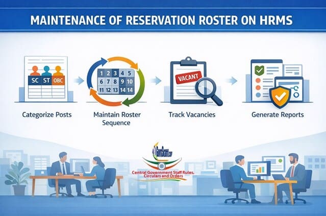 Maintenance of reservation roster on HRMS – Railway Board instruction vide order dated 20.02.2026