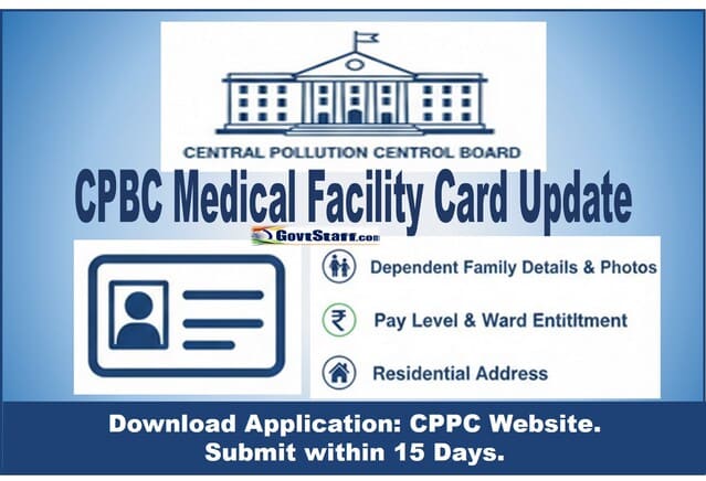 Updation / Revision of Medical Cards for availing of ‘CPCB Medical Facility’ by serving employees of CPCB: CPCB Circular dated 04.02.2026