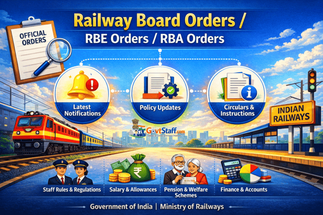 Railway Board issued Training Modules for Non Gazetted Staff of Traffic Dept(Traffic Control Cadre) – RBE No. 17/2026 Railway Board issued Training Modules for Non Gazetted Staff of Traffic Dept(Traffic Control Cadre) – RBE No. 17/2026