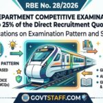 General Department Competitive Examination (GDCE) RBE Order