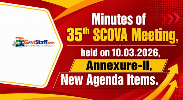 35th SCOVA meeting – Annexure-II New Agenda Items
