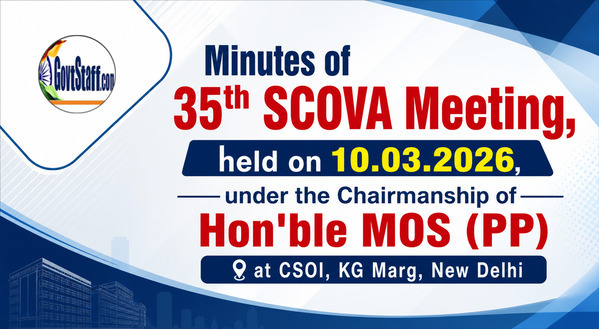 Minutes of the meeting of 35th SCOVA held on 10.03.2026: DoP&PW Order dated 04.05.2026