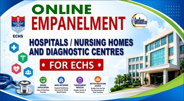 Online Empanelment of Hospitals/Nursing Homes and Diagnostic Centres for ECHS : ECHS Order dated 02.06.2026