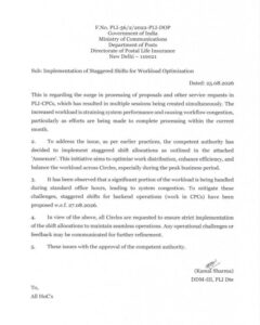Implementation of Staggered Shifts for Workload Optimization