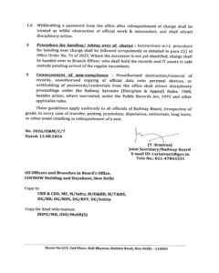 Safeguarding of official records & Government data and procedure for handing/taking over of charge on transfer of officials - Guidelines vide Office Order No. 61 of 2026 4 official-records-02