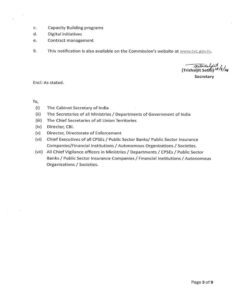 Observance of Vigilance Awareness week 2026 : Central Vigilance Commission Circular No.05/09/26 dated 18-09-2026 6 Observance of Vigilance Awareness week 2026