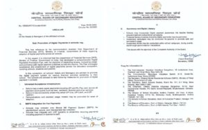 Promotion of Digital Payments in schools : CBSE Circular No. 12/2026 dated 30.09.2026 2 Promotion of Digital Payments in schools